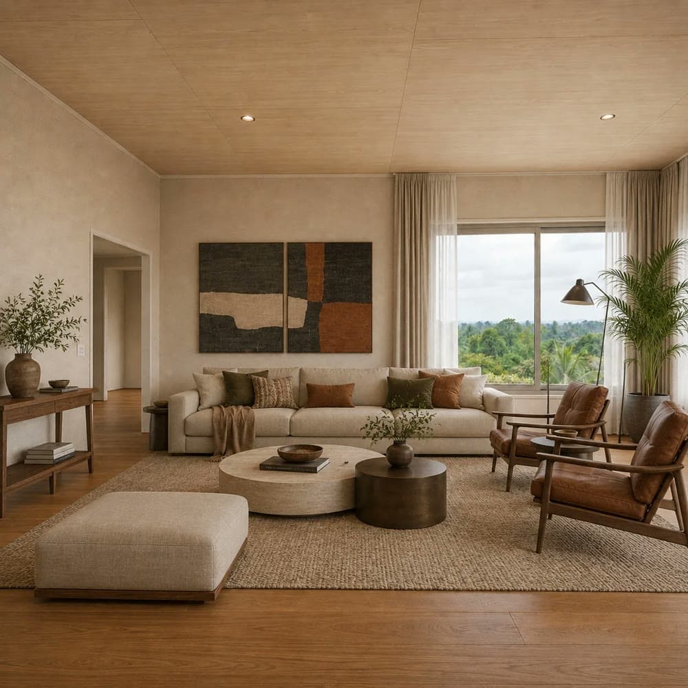 Warm oak option